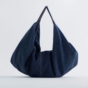 Denim Hobo Slouchy Bag